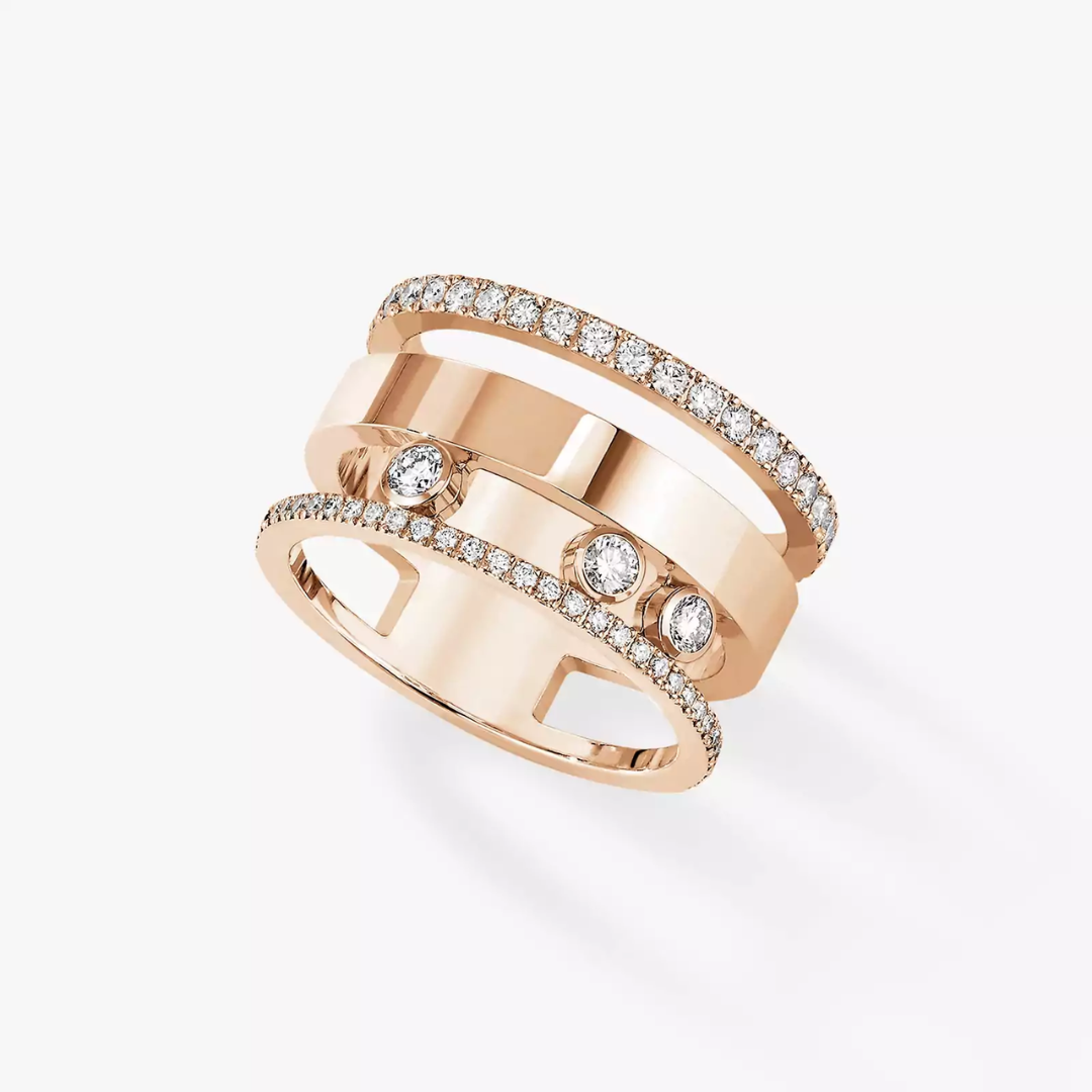 Move Romane Large Diamond Ring 18ct Gold