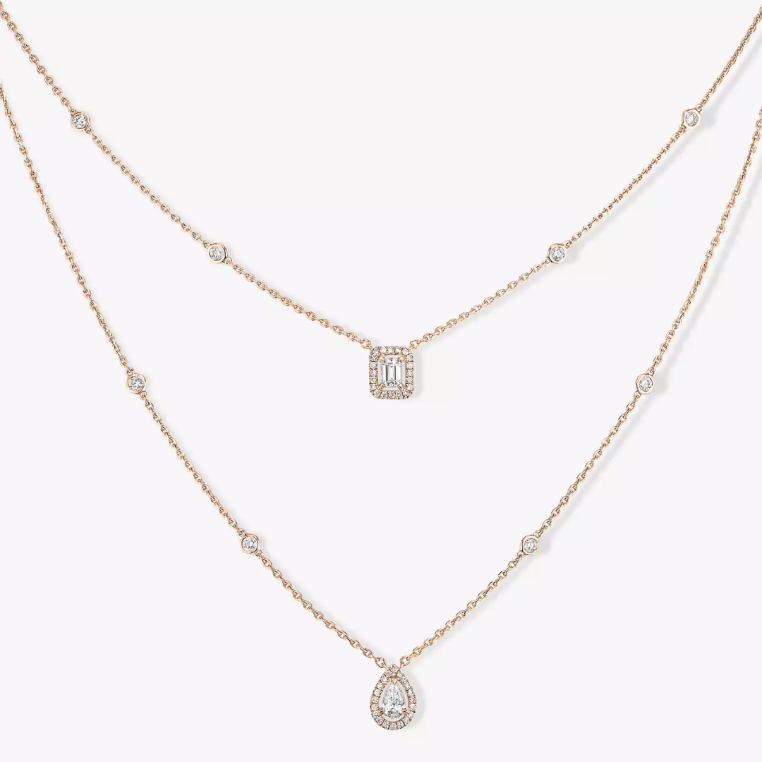 My Twin 2 Rows Necklace 18ct Gold
