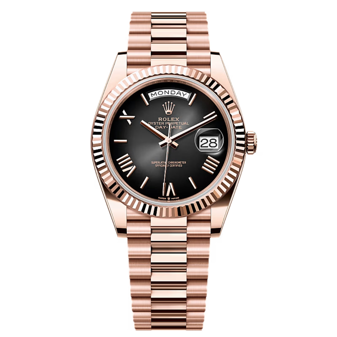 Rolex Day-Date 40 228235 Slate Ombre Black Dial 2024
