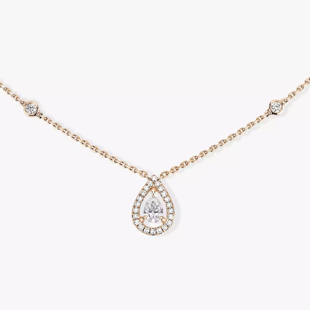 Joy Pear Necklace 18ct Gold
