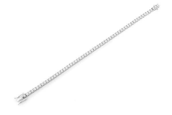 Erkals Jewellers 2pt Miracle Set Diamond Tennis Bracelet 18K Gold 1.25ctw