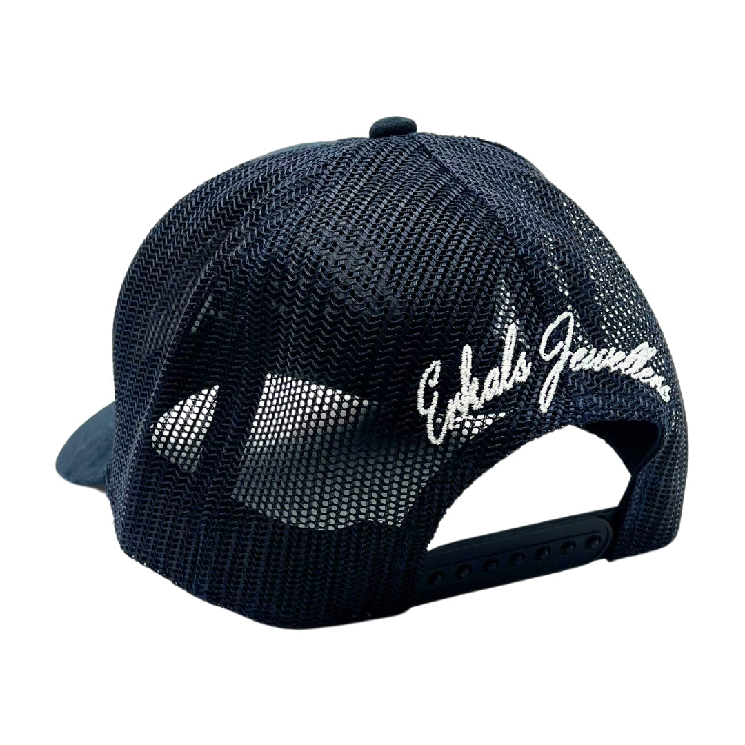 Erkals Signature Navy Blue Suede Cap