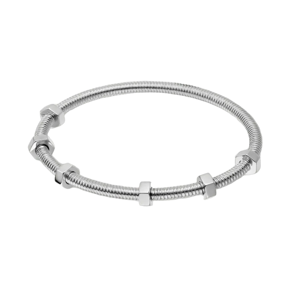 Cartier Ecrou Bracelet 18K White Gold