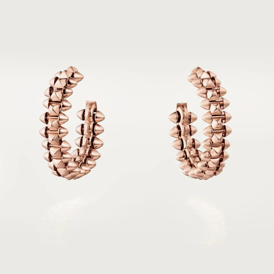Cartier Clash de Cartier Hoop Earrings Small Model 18K Rose Gold