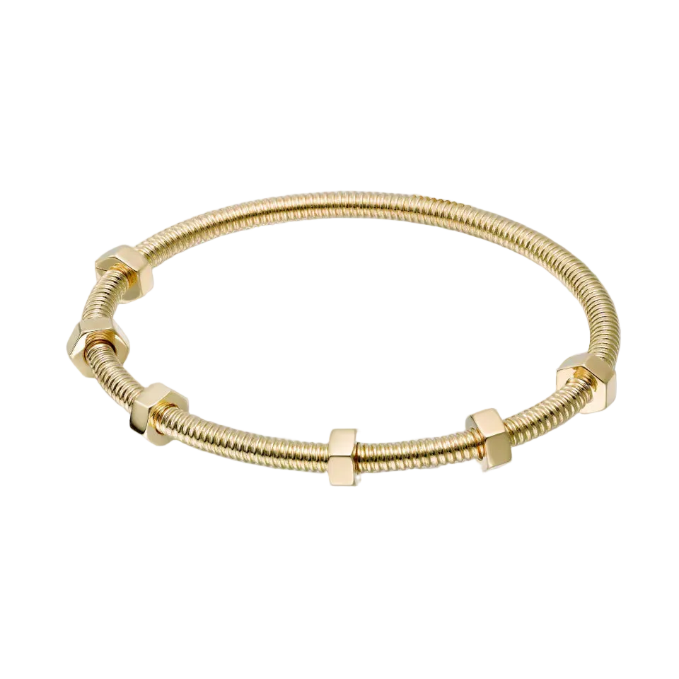 Cartier Ecrou Bracelet 18K Yellow Gold
