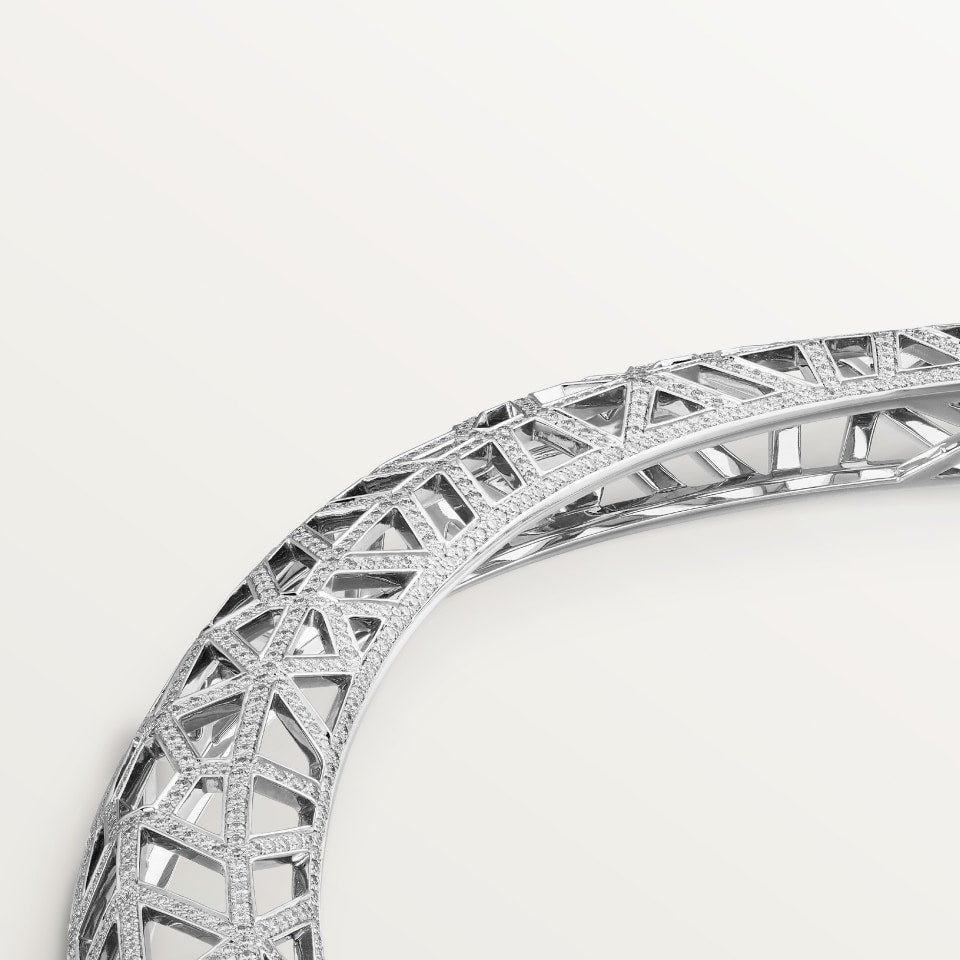 Cartier Panthère de Cartier Necklace Paved White Gold