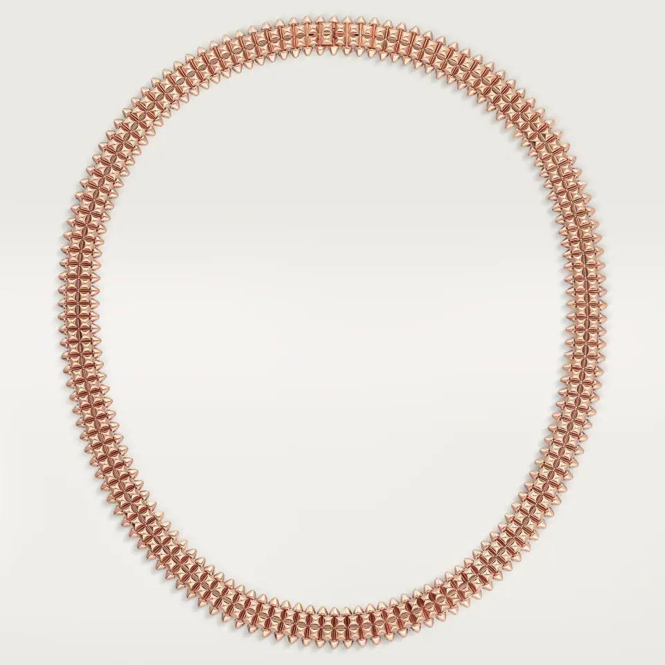 Cartier Clash de Cartier Necklace Flexible Double Row 18K Rose Gold