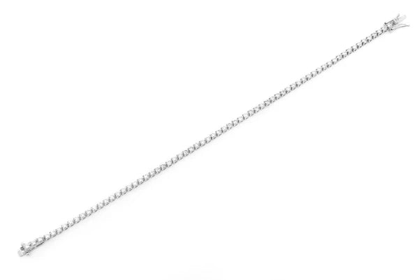 Erkals Jewellers 3pt Prong Set Diamond Tennis Bracelet 18K Gold 2.50ctw