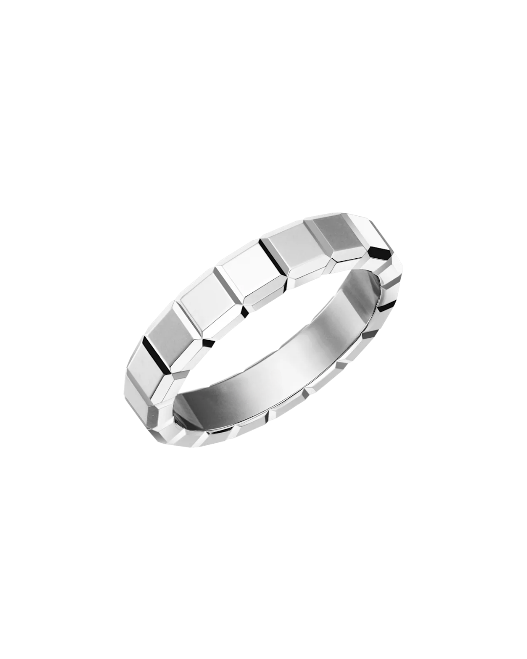 Ice Cube Ring 18ct White Gold