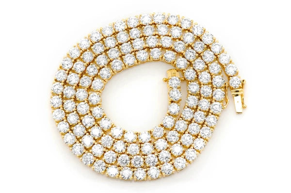 Erkals Jewellers 40pt Prong Set Diamond Tennis Necklace 18K Gold 45.00ctw