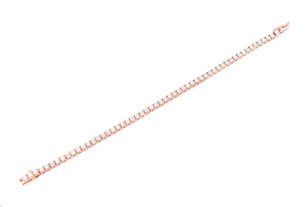 Erkals Jewellers 12pt Prong Set Diamond Tennis Bracelet 18K Gold 8.25ctw