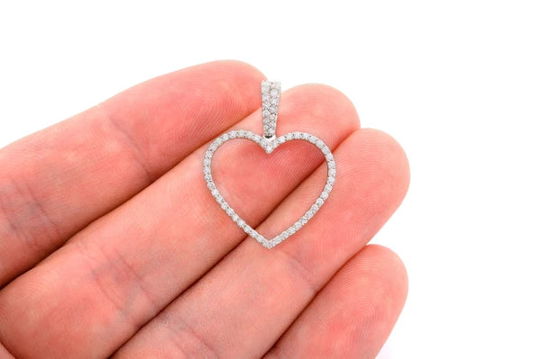 Erkals Jewellers Heart Picture Pendant 18K Gold Diamond 0.40ctw