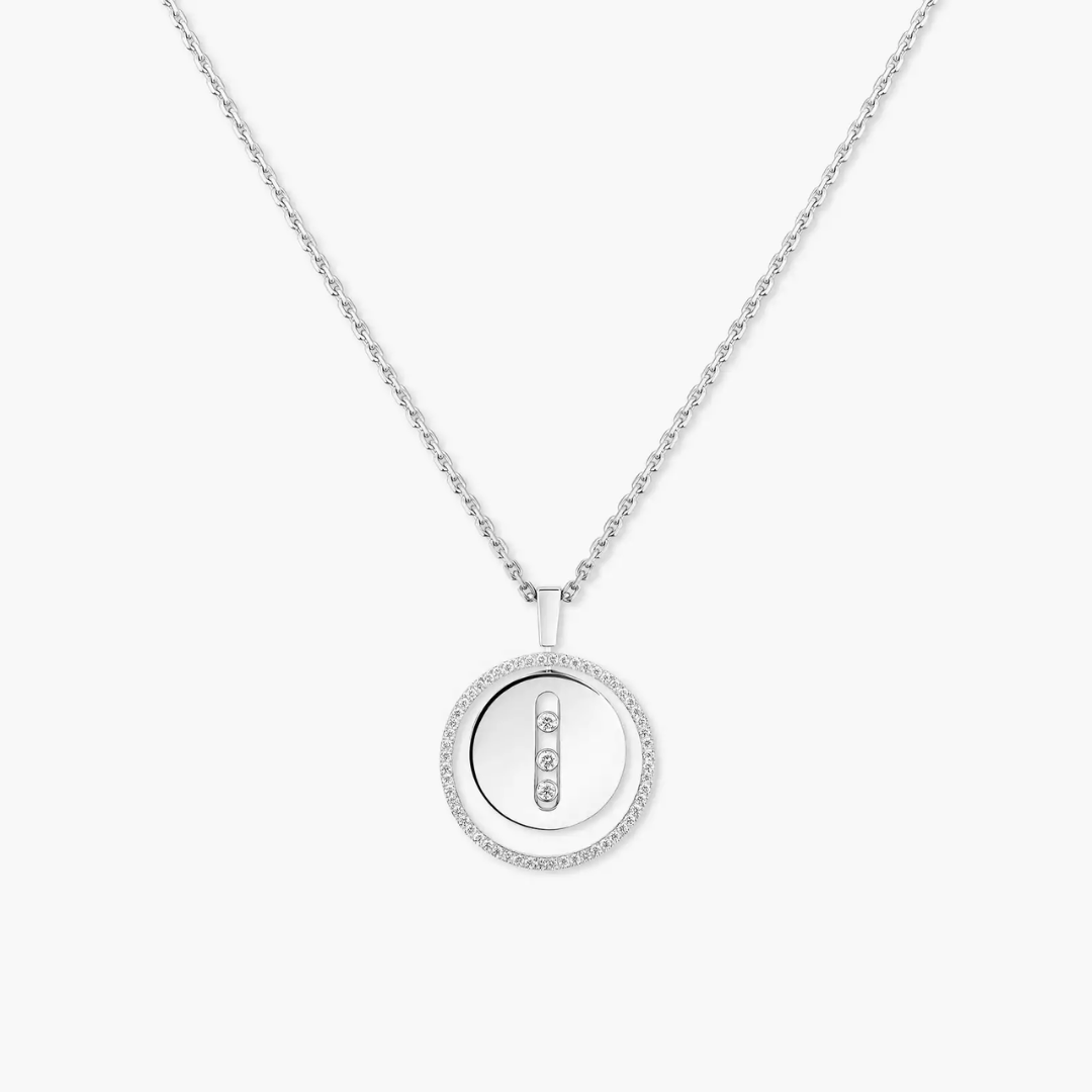 Lucky Move MM Diamond Necklace 18ct Gold