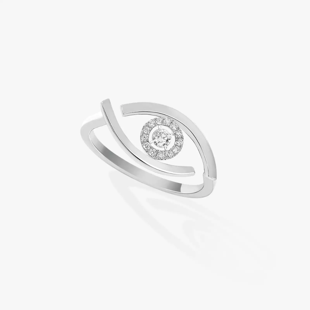 Lucky Eye Diamond Ring 18ct Gold