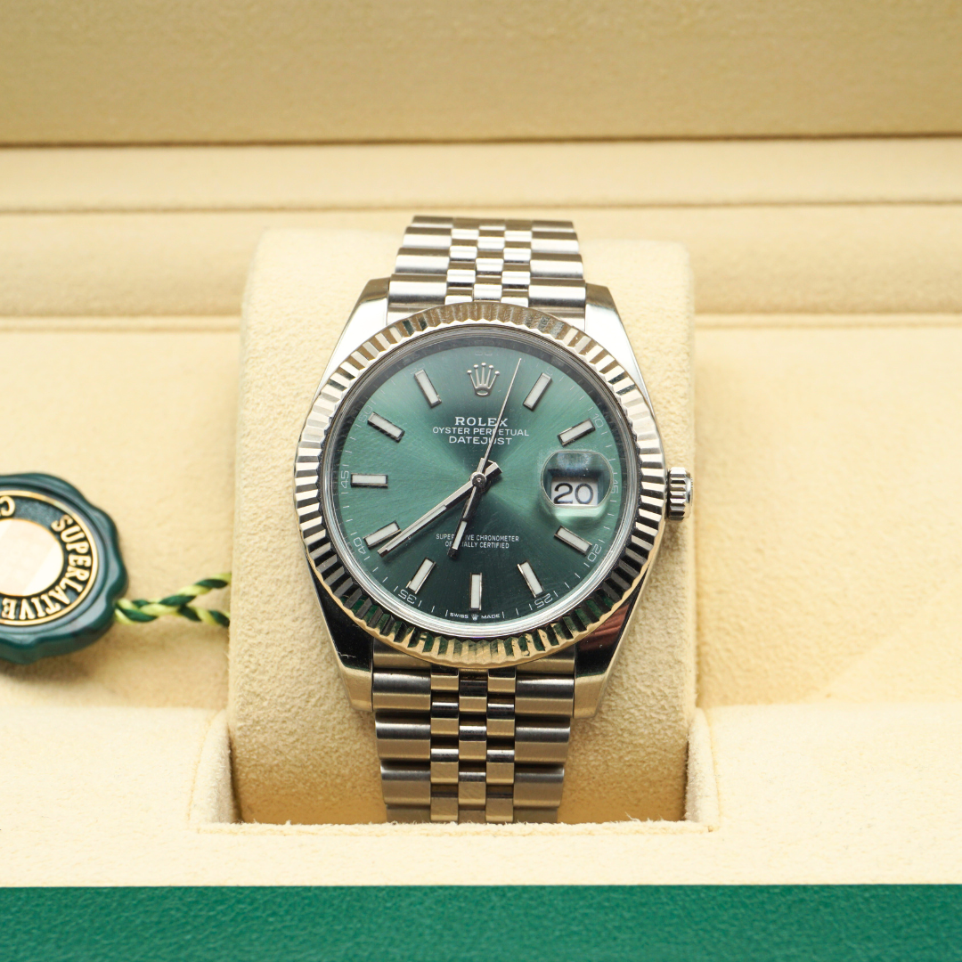 Rolex Datejust 41 126334 Mint Green Dial Jubilee 2023