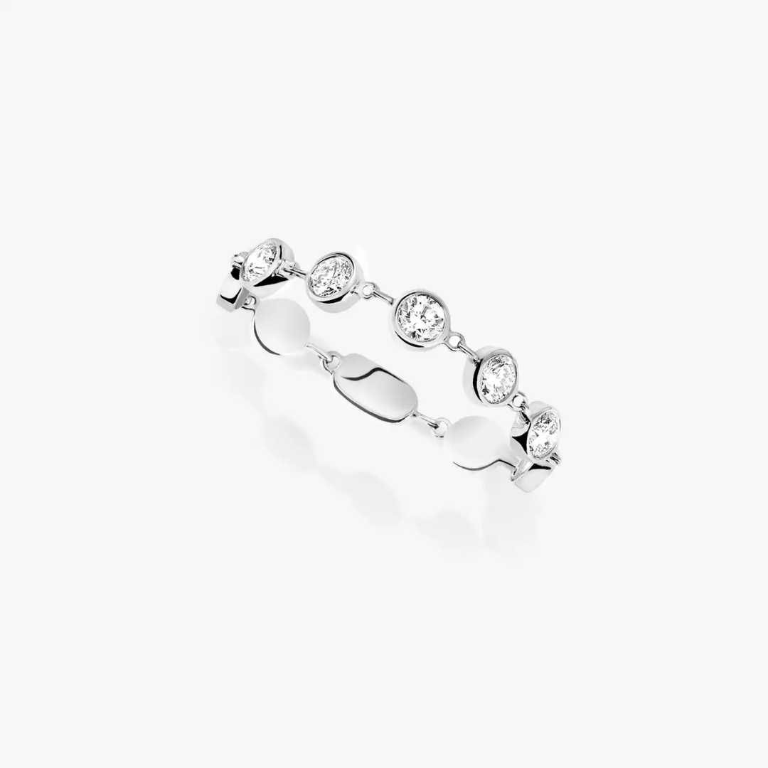 D-Vibes Small Diamond Ring 18ct Gold