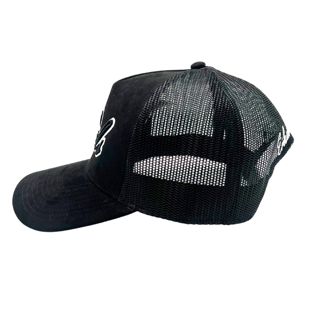 Erkals Signature Black Suede Cap