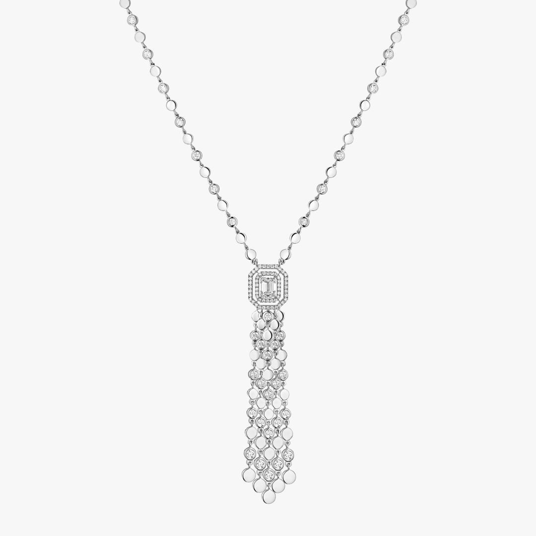 D-Vibes Tassel Diamond Necklace 18ct Gold