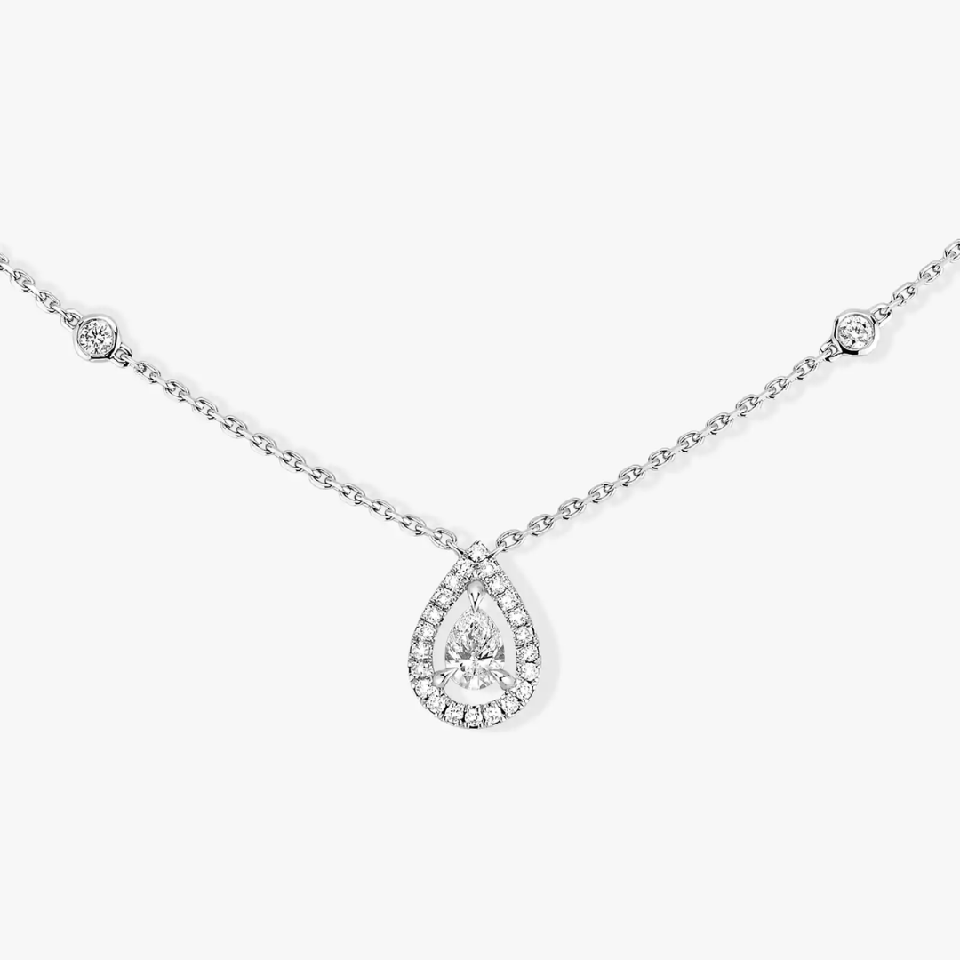 Joy Pear Necklace 18ct Gold
