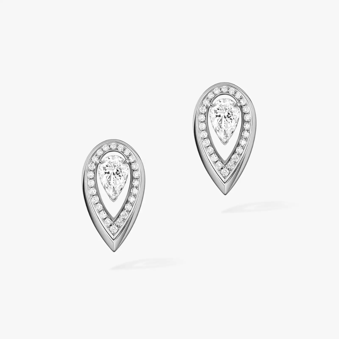 Fiery Diamond Earrings 18ct Gold