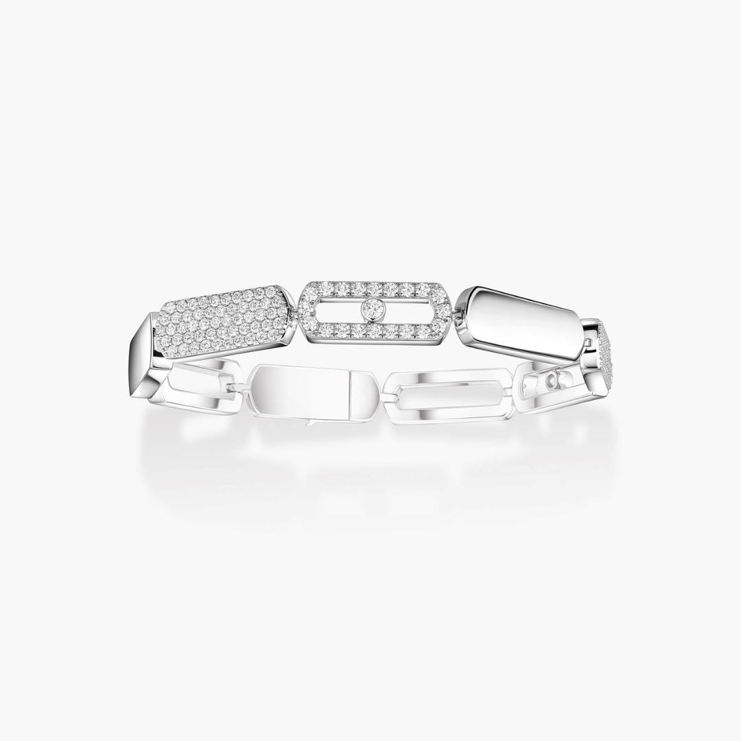 Imperial Move Large Diamond Bracelet 18ct Gold