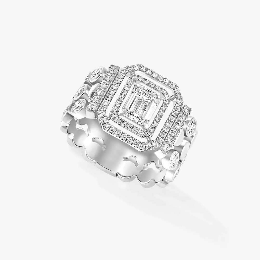 D-Vibes Multi-Row Ring Diamond Ring 18ct Gold