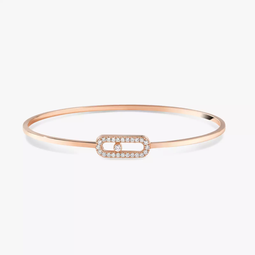 Move Uno Pavé Flex Diamond Bangle 18ct Gold