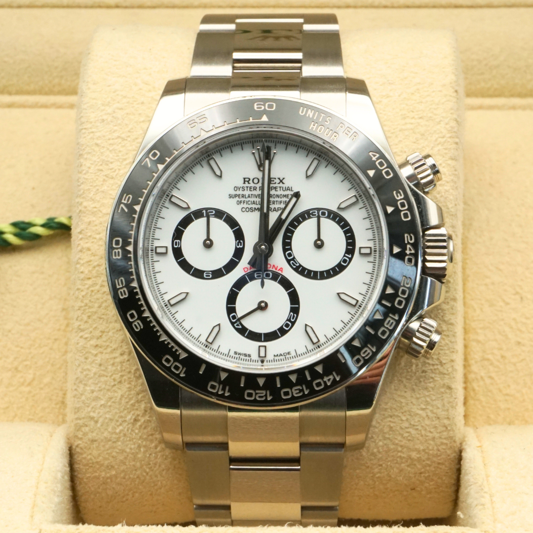 Rolex Cosmograph Daytona 126500LN White Dial Panda 2024