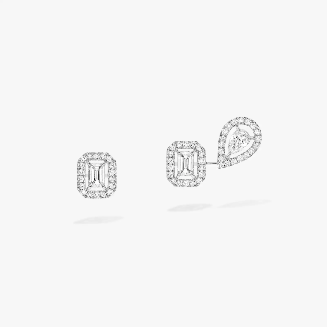 My Twin 1+2 Diamond Earrings 18ct Gold