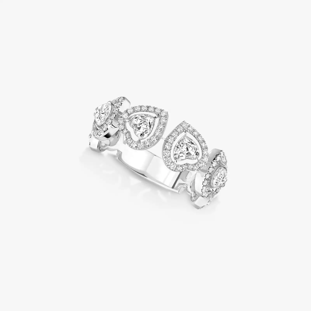 Joy Cœur Multi Diamond Wedding Ring 18ct Gold