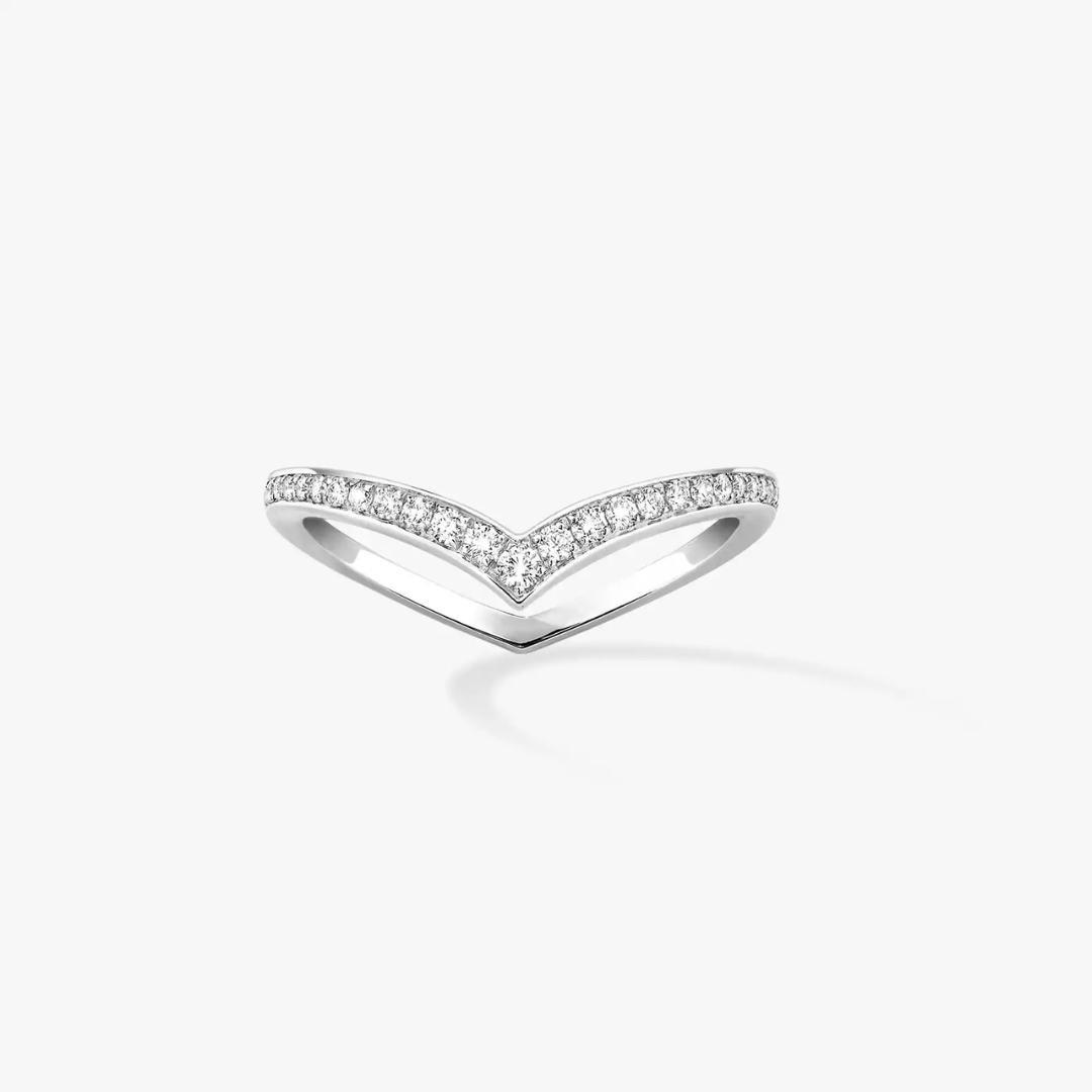 Fiery Diamond Pavé Wedding Ring 18ct Gold