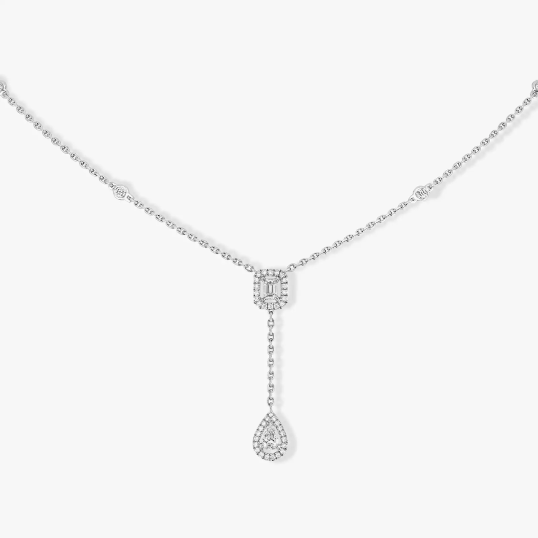 My Twin Tie Necklace 18ct Gold
