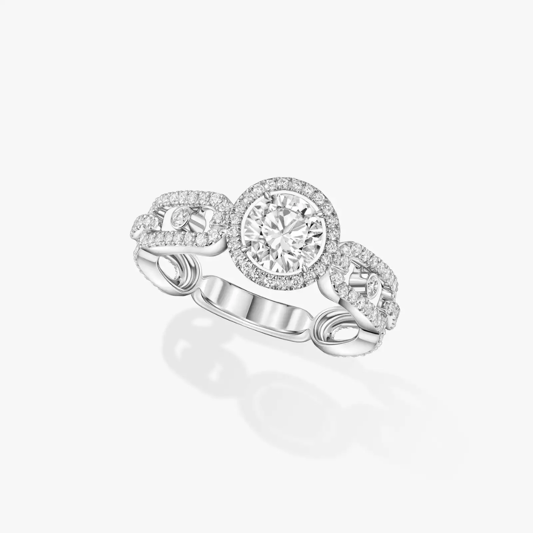 Move Link Solitaire 0.70ct Diamond Ring 18ct Gold
