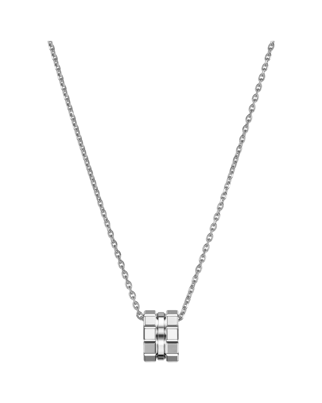 Ice Cube Pendant 18ct White Gold