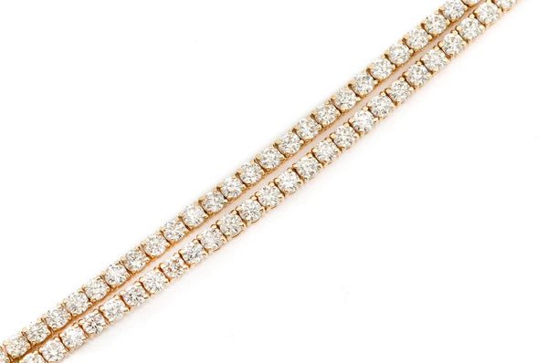 Erkals Jewellers 15pt Prong Set Tennis Necklace 18K Gold 22.00ctw