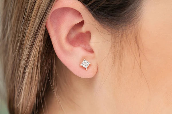 Erkals Jewellers Quad Stud Earrings 18K Gold 0.75ctw