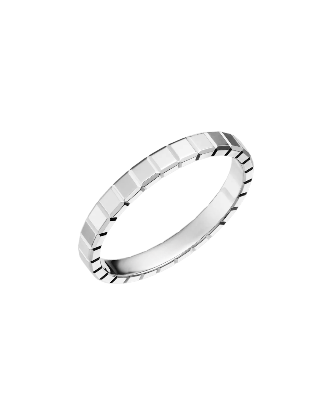Ice Cube Ring 18ct White Gold