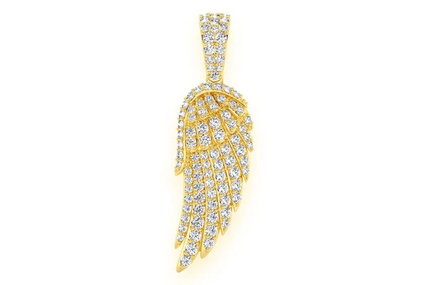 Erkals Jewellers Angel Wing Pendant 18K Gold Diamond 0.85ctw