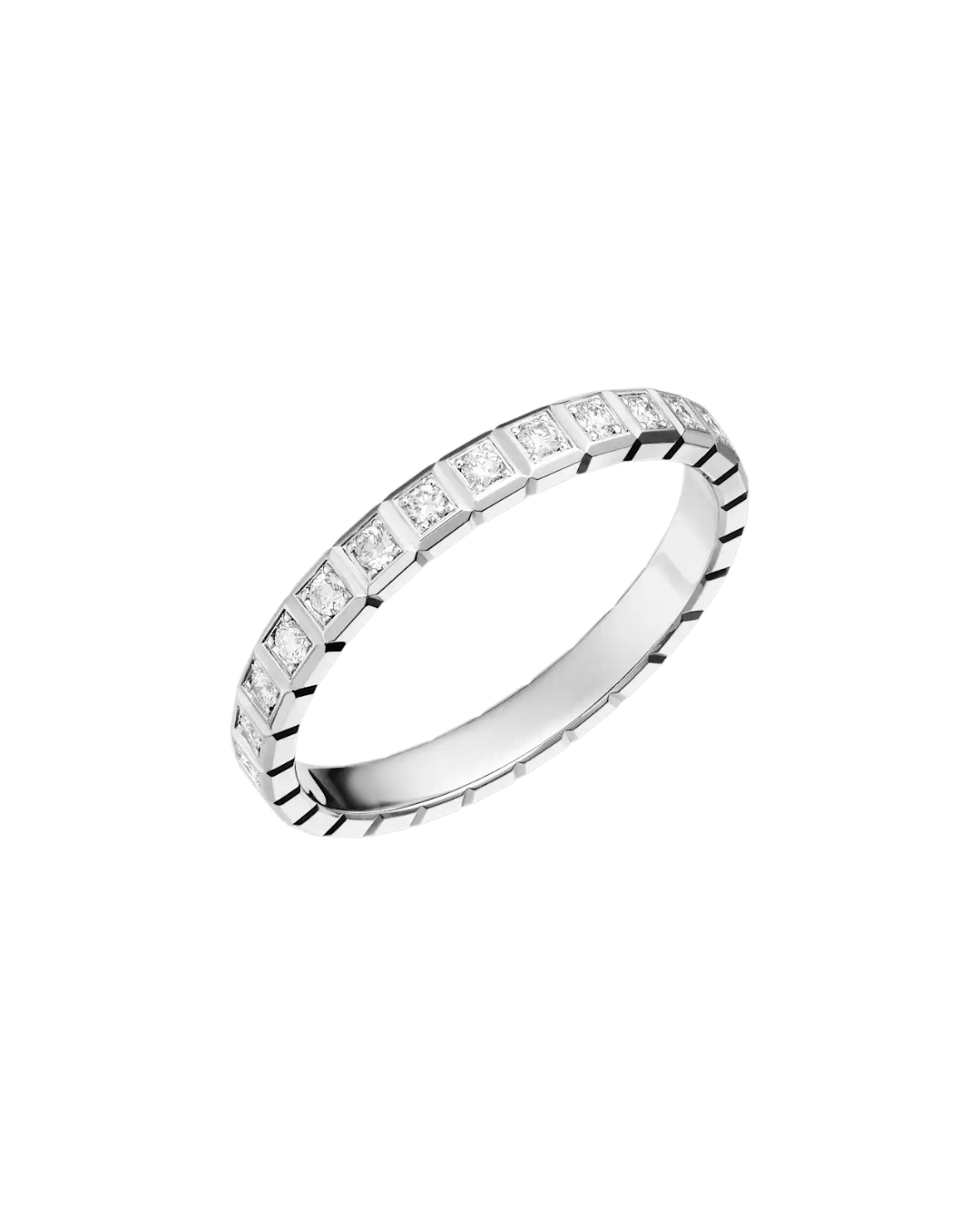 Ice Cube Diamond Ring Platinum