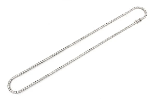 Erkals Jewellers 12pt Prong Set Diamond Tennis Necklace 18K Gold 20.00ctw