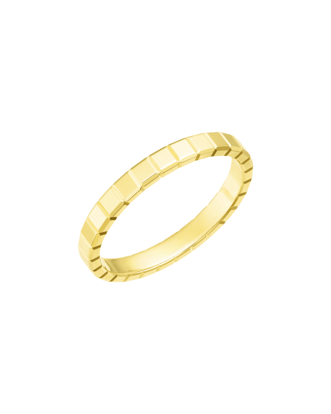 Ice Cube Ring 18ct Yellow Gold