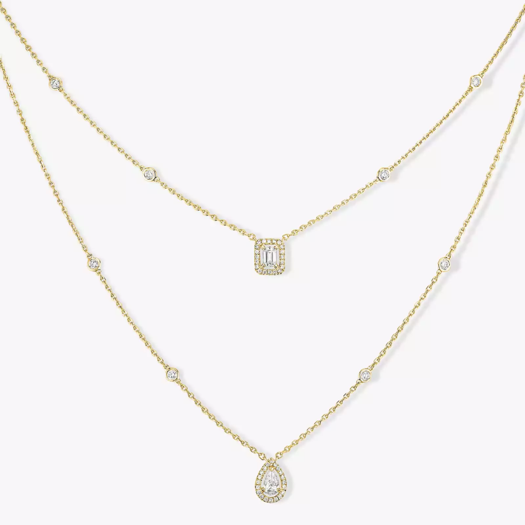 My Twin 2 Rows Necklace 18ct Gold