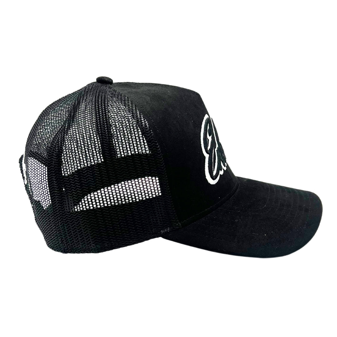 Erkals Signature Black Suede Cap