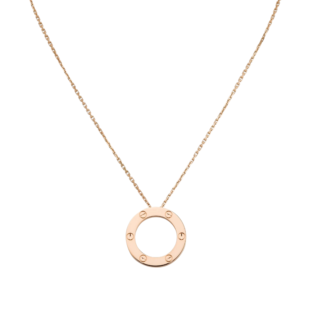 Cartier Love Pendant 18ct Rose Gold