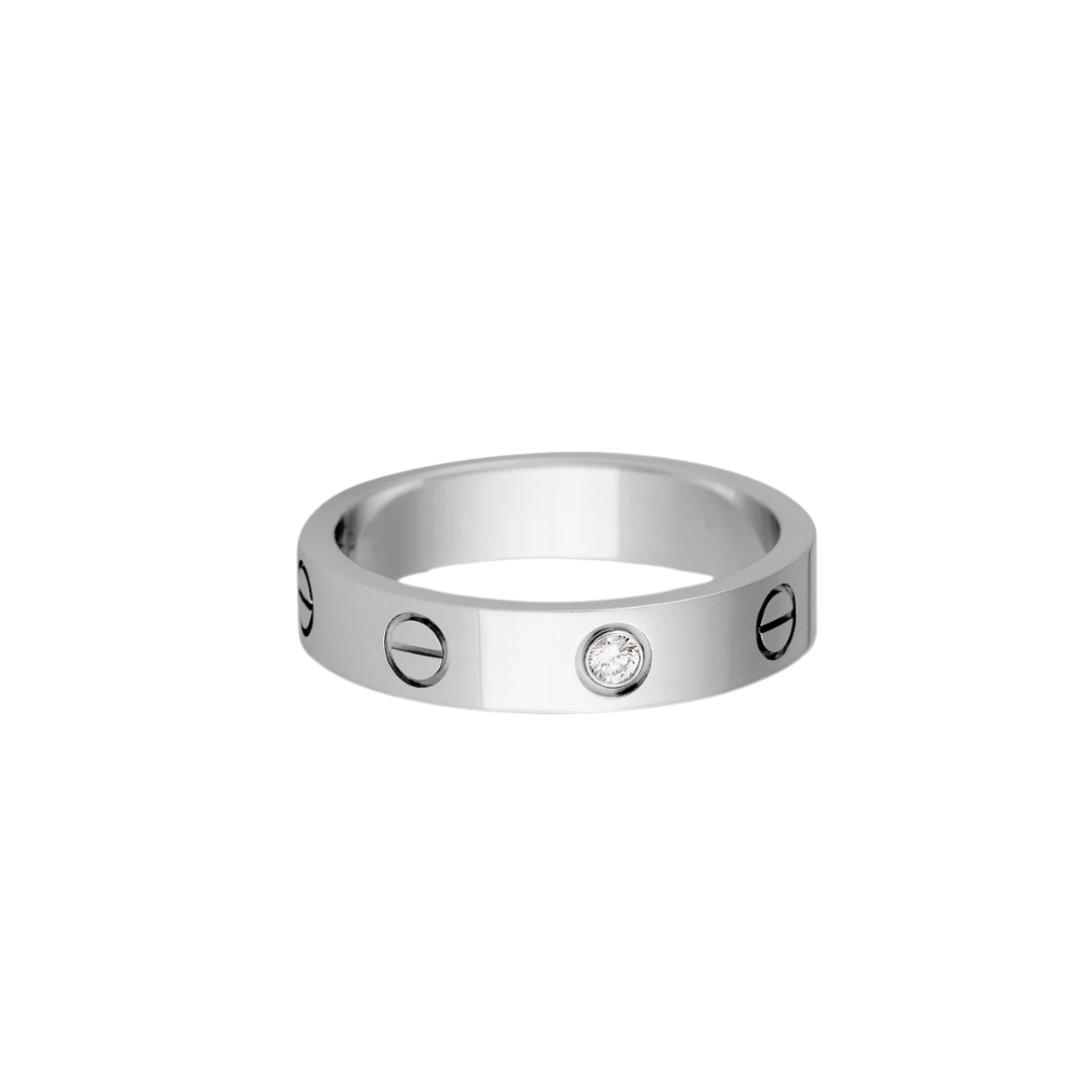Cartier Love Ring Small 1 Diamond 18ct Gold