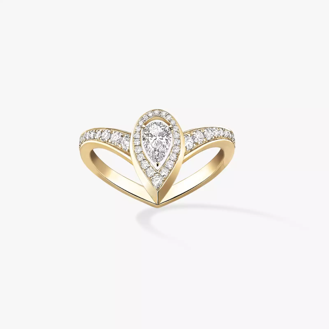 Fiery 0.10ct Diamond Ring 18ct Gold