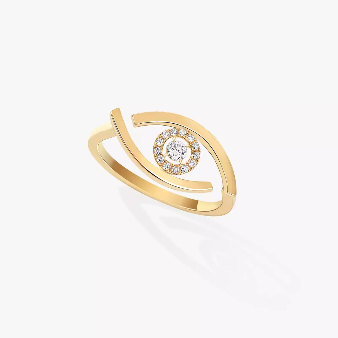 Lucky Eye Diamond Ring 18ct Gold