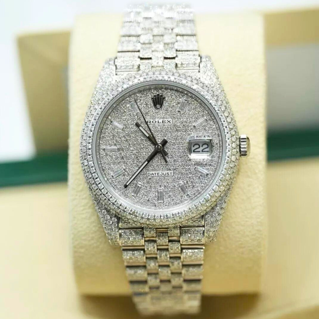 Rolex Datejust 41 126300 HoneyComb Diamond Baguette Dial Jubilee 2024