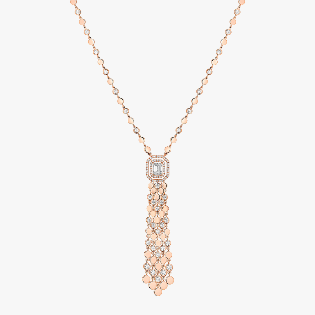 D-Vibes Tassel Diamond Necklace 18ct Gold