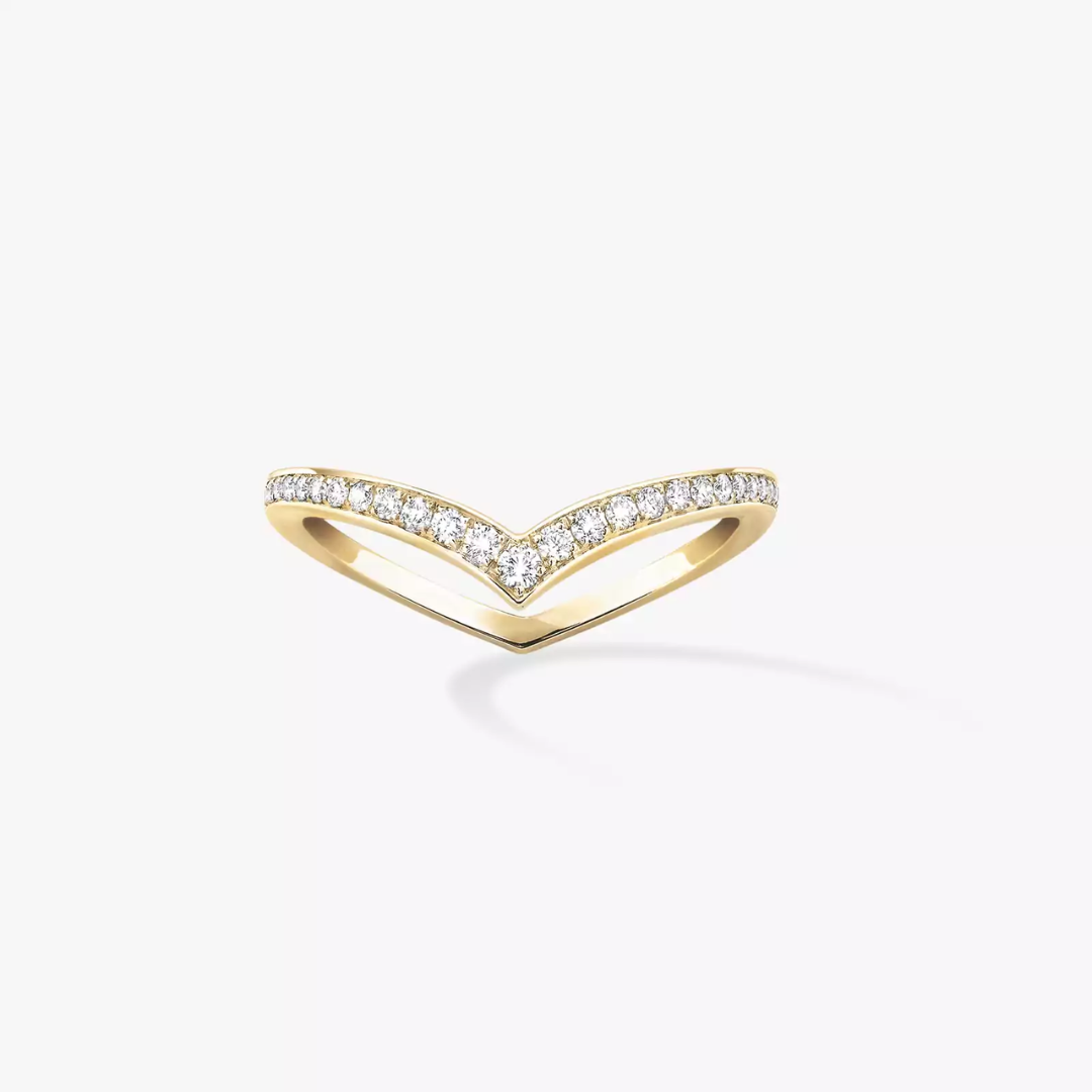Fiery Diamond Pavé Wedding Ring 18ct Gold